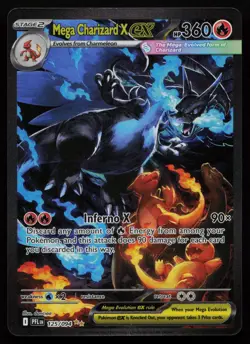 Mega Charizard X ex 125/094 Phantasmal Flames PFL Pokemon NM - Image 1