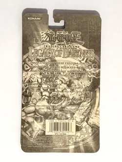 2002 Yugioh Legacy of Darkness 1st Edition Sealed Booster Pack Blister Pack NEW - Image 3