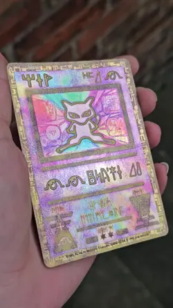 Pokemon Japanese Ancient Mew Rare Holo Promo Card Mint Condition Vintage - Image 2