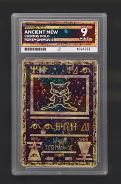 Pokemon Ancient Mew 2000 Holo Card Cosmos Movie Promo ACE 9 - Image 1