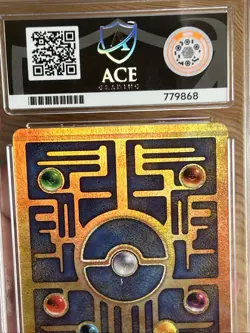 *DAMAGED SLAB* Pokemon Ancient Mew Holo Card Nintendo Movie Promo ACE 9 - Image 4
