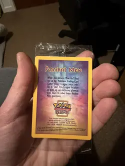 Pokemon Ancient Mew Holo TCG Card 2000 Movie Promo, Brand New, Sealed - Image 2