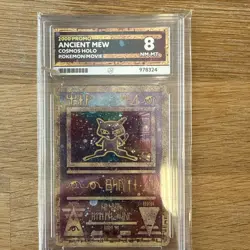 Pokemon Ancient Mew Movie Promo 2000 Cosmos Holo Card Ace NM-MT 8 - Image 1