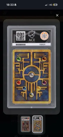 Pokemon Ancient Mew Cosmos Holo Movie Promo Card 2000 Ace 9 - Image 3