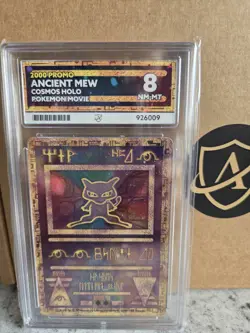 Pokemon Ancient Mew Movie Promo 2000 Cosmos Holo Card Ace NM-MT 8 - Image 1