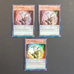 Yugioh TCG - 3x P.M. Captor - WSUP-EN044 NM - Super Rare - 1st Ed. - Holo - 2015 - Image 2