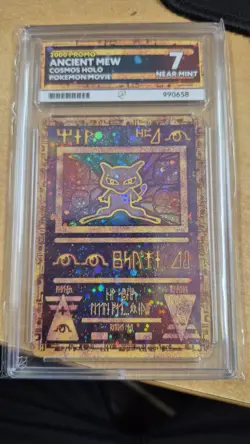 Pokemon TCG Ancient Mew 2000 Movie Promo Holo Card Ace 7 Graded - Image 3