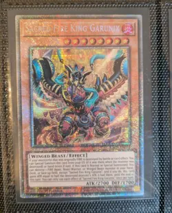 Yu-Gi-Oh TCG Sacred Fire King Garunix RA05-EN031 Starlight Rare 1st Edition - Image 1