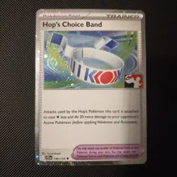 Play! Pokemon Prize Pack 7 Journey Together Cosmo Holo 148/159 Hop's Choice Band - Image 1