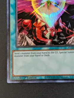 Yugioh TCG - 1x One for One - AMDE-EN040 - NM - 1st Edition - Super Rare - 2023 - Image 3