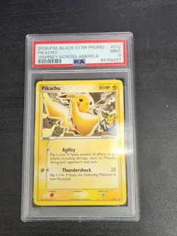 Pokemon Pikachu 10th Anniversary Journey Across America Promo #012 PSA 9 - Image 1