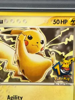 PSA 9-Pikachu #012 Black Star Promo 2006 10th Anniversary-Journey Across America - Image 4