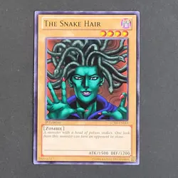 Yugioh TCG - The Snake Hair - LCJW-EN185 - 1st Ed. - NM - Common - Zombie - 2013 - Image 2