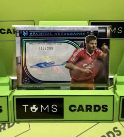 2021/22 Museum Collection Liverpool Steven Gerrard Auto /299 - Image 1
