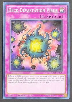 Yugioh TCG - 1x Deck Devastation Virus - SR13-EN038 - NM - 1st Ed - Common 2022 - Image 1
