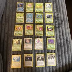 Pokemon Vintage WOTC 20 Card Lot MP/LP - Image 1