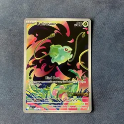 Pokemon Cards Bulbasaur 133/132 Mega Evolution STAMPED Illustration Rare NM - Image 1