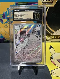 Pokemon Slowpoke 082/078 Violet Ex Art Rare Holo CGC 10 Japanese Card - Image 1
