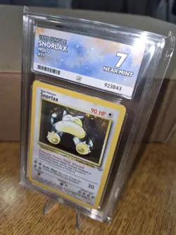 Pokemon TCG Snorlax Vintage Holo Jungle Card 11/64 1999 Ace Grade 7 Near Mint - Image 2