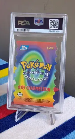 1999 Topps Charmeleon #5 PSA 9 Pokemon Card - Image 2