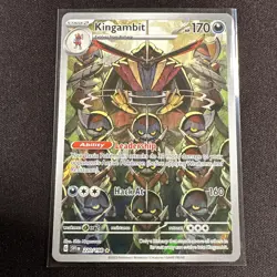 Kingambit 220/198 Scarlet & Violet Base Set Holo Pokemon Card TCG - Image 1