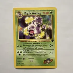 Koga's Weezing 50/132 Gym Challenge - Uncommon Pokemon Card - NM/Mint - Image 1