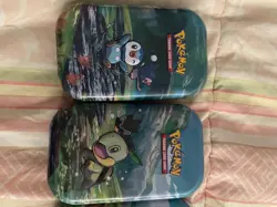 Pokemon TCG Sinnoh Stars Mini Tins Set of 5 EMPTY (No Cards) - Image 1