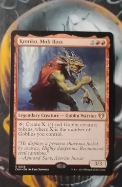 Krenko, Mob Boss Commander Masters Regular - Image 1