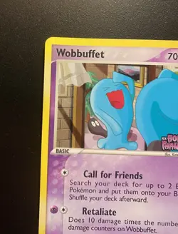 Pokemon Card-Wobbuffet -Holo-Holon's Phamtom-56/110-ENG-Stamped-Excellent - Image 3