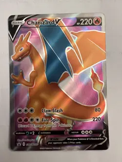 Pokemon TCG Charizard V Sword & Shield Swsh050 Holo Promo - Image 1