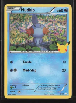 Pokemon McDonald's 25th Anniversary Promos #019/025 Mudkip NM or Better - Image 1