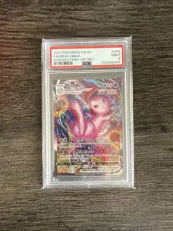 POKEMON MEW VMAX FUSION STRIKE SECRET MINT PSA GRADE 9 269/264 - Image 1