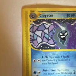 Pokemon Cloyster Expedition Base Set 42/165 Rare Stage 1 80 HP English Regular - Image 5