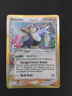 MP Blastoise 2/100 Delta Species EX Crystal Guardians Holo Rare Pokemon TCG - Image 3