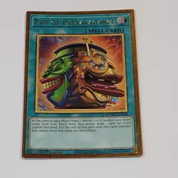 Yugioh - Pot of Extravagance - MGED-EN046 - Premium Gold Rare - 1st - NM - 2021 - Image 3