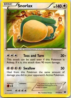 SNORLAX - 77/124 - FATES COLLIDE - - HP - Image 1