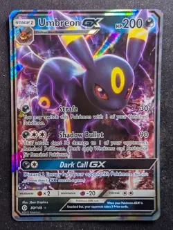 Umbreon GX - 80/149 - Sun & Moon Base (Pokemon) - Image 1