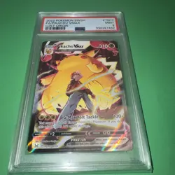 2022 Pokemon Sword & Shield Pikachu VMAX TG17/TG30 Lost Origin PSA 9 - Image 1