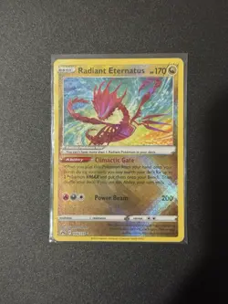 Pokemon TCG Radiant Eternatus Crown Zenith 105/159 Holo Radiant Rare - Image 1