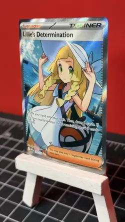 Lillie's Determination 169/132 Me01: Mega Evolution Full Art Holo Pokemon TCG NM - Image 3