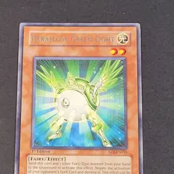 Yugioh TCG - Herald of Green Light - EOJ-EN018 - LP - Rare 1st Ed - Monster 2006 - Image 5