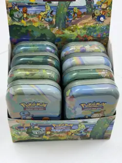 Pokemon Celebrations 25th Anniversary Mini Tins Full Set With Display Box EMPTY 820650809378 - Image 4