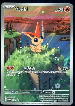VICTINI 208 PROMO SCARLET & VIOLET Pokemon NEAR MINT - Image 1