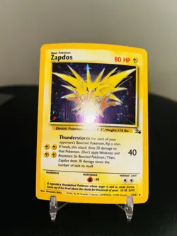 Pokemon Fossil Zapdos 15/62 Holo Unlimited - Image 1