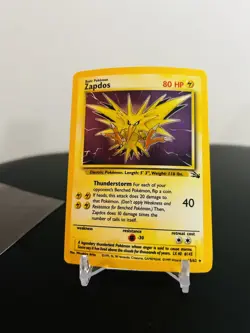 Pokemon Fossil Zapdos 15/62 Holo Unlimited - Image 3