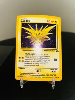 Pokemon Fossil Zapdos 15/62 Holo Unlimited - Image 4