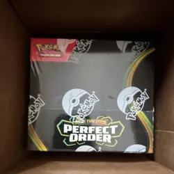 Pokemon TCG Mega Evolution Perfect Order Booster Box Sealed English - Image 1
