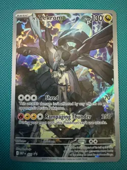N's Zekrom MEP 031 Ascended Heroes Promo Pokemon Card - Image 1