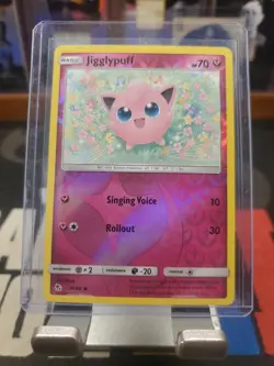 Jigglypuff Reverse Holo Foil Rare Hidden Fates 2019 41/68 - NM Pokemon TCG Card - Image 1
