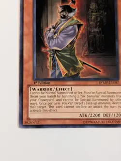 Yugioh TCG -1x Enshi Shien's Chancellor - RYMP-EN097 - NM/LP - 1st Edition 2012 - Image 5